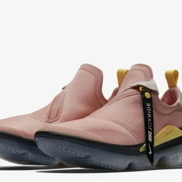 Nike JoyrideCoral and Yellow Sneakers with Vibrant Style - Picture 4 of 8